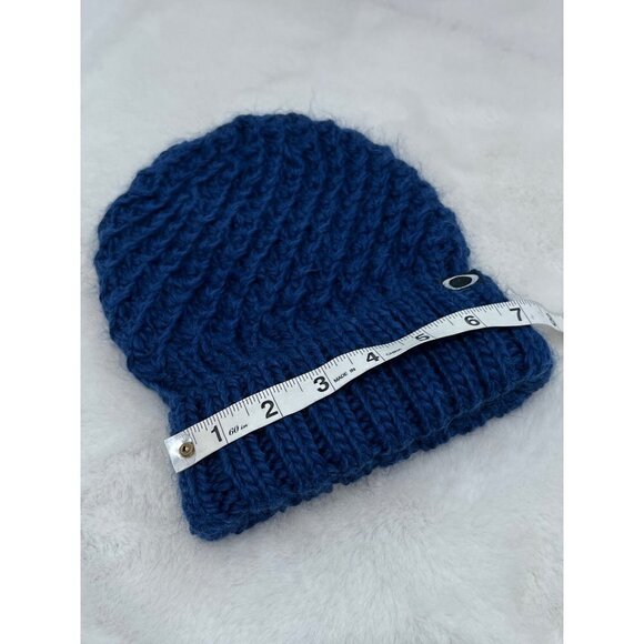NWT Oakley ONE SIZE Mix Yarn Beanie Dark Blue MSRP $48 - Picture 7 of 7
